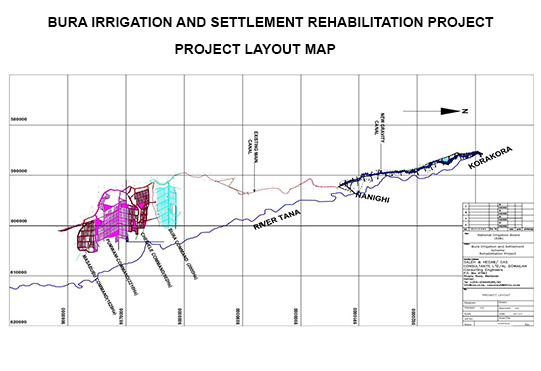 BURA REHABILITATION PROJECT LAYOUT MAP